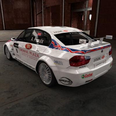 3D Model of 2009 WTCC - fia World Touring Championship Car - 3D Render 3